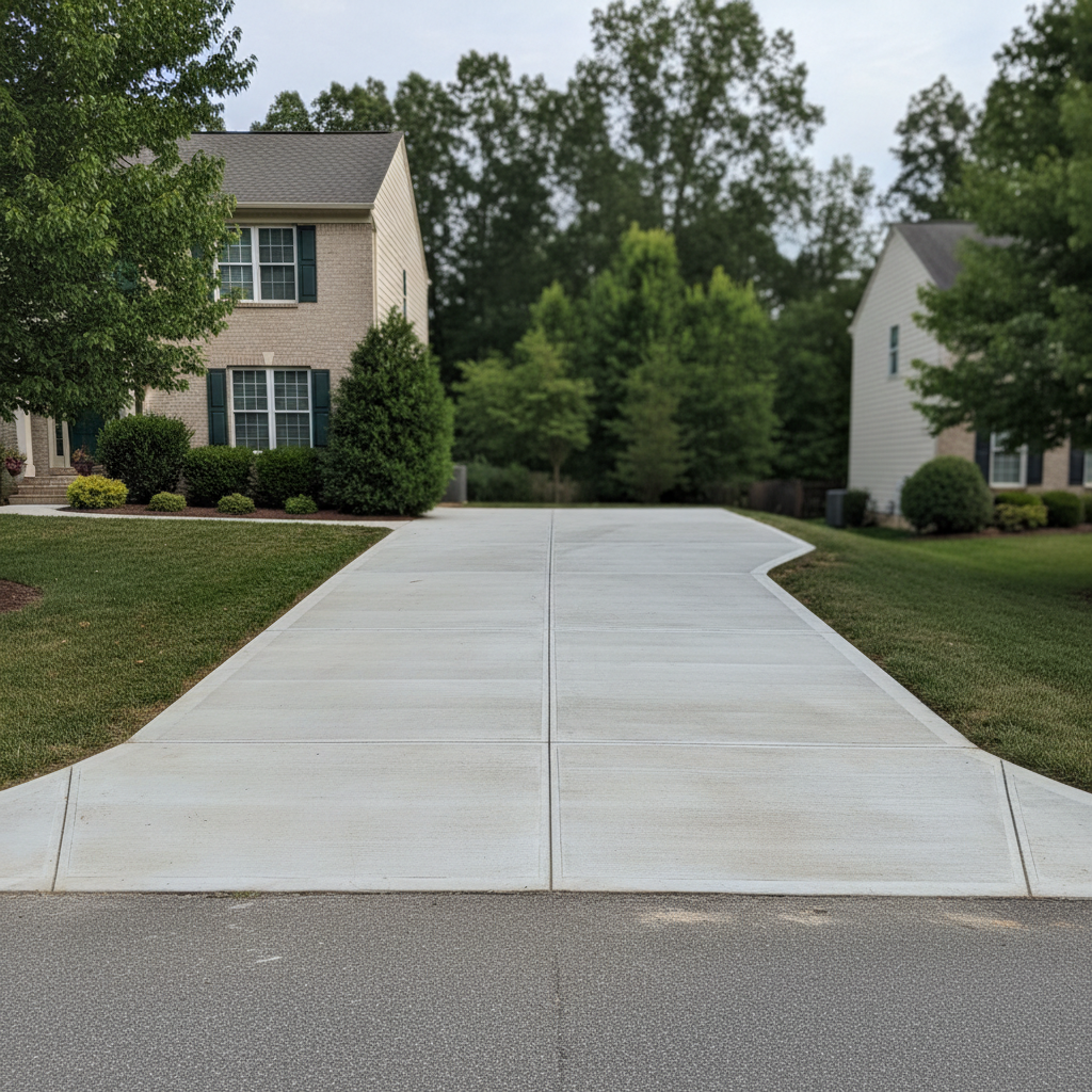 Titan Concrete crew working on a home