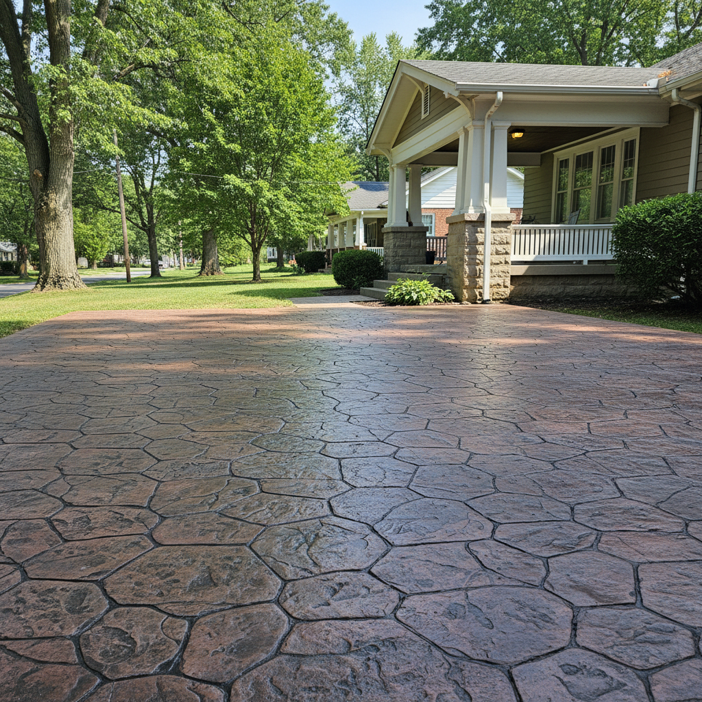 Decorative Concrete & Resurfacing completed by Titan Concrete in Damascus, MD